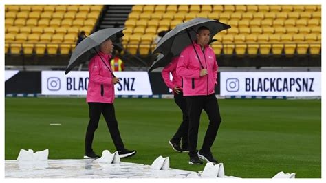 Ind Vs Nz Start Of Rd T I Delayed Due To Rain