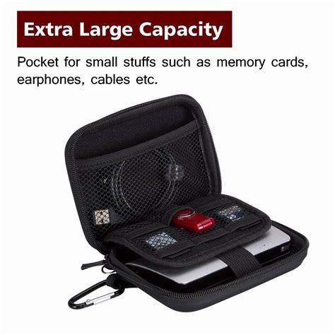 Agptek Eva Shockproof Hard Drive Carrying Case Travel Carrying Case