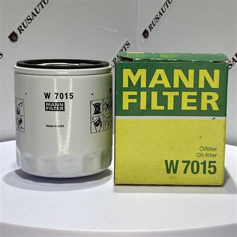 Фильтр масляный MANN FILTER W7015 - купить по выгодным ценам в интернет ...