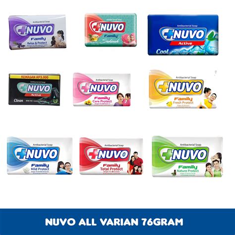 sabun batang nuvo family  varian sabun mandi  pcs lazada indonesia