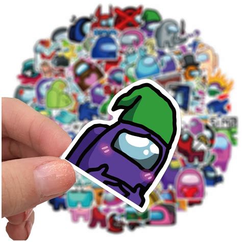 Among us amongus Стикеры Наклейки Стикеры самоклеящиеся Стикеры на ...