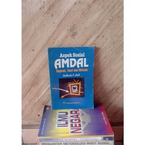 Jual Aspek Sosial Amdal Sejarah Teori Metode Oleh Sudharto P Hadi