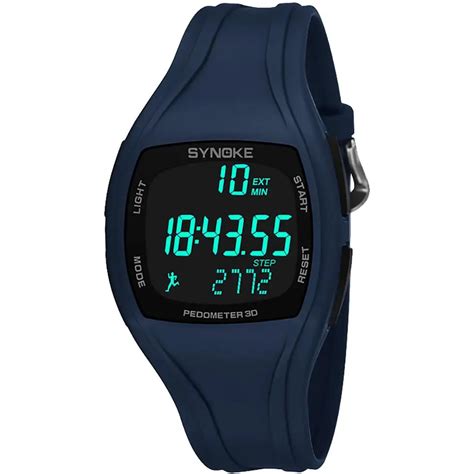 3D шагомер Будильник хронограф montre Многофункциональный jam tangan ...