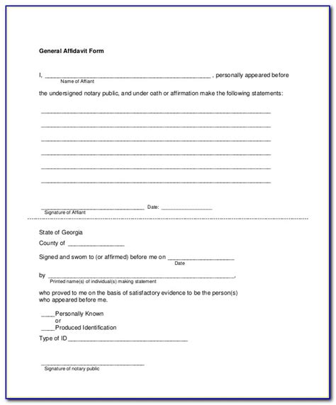 Asurion Affidavit Form Att Pdf Affidavitform Net