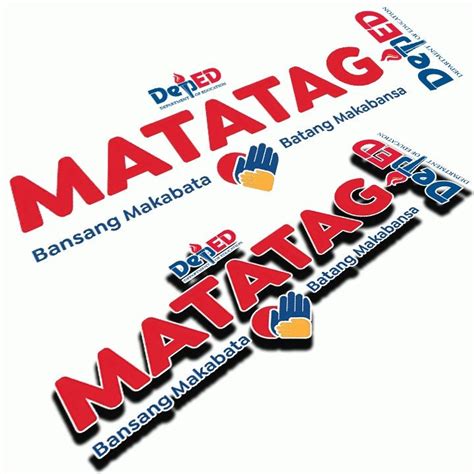 IRON ON T-SHIRT - Deped MATATAG Design Patches Front and Back DTF ...