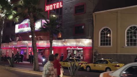 MEXICO, TIJUANA - CIRCA FEB 2012 : Night Life In Tijuana. Stock Footage ...