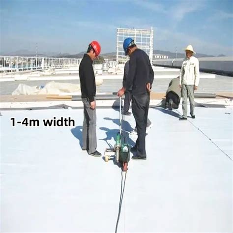 Reinforced Pvc Waterproofing Membrane For Single Ply Roofing China