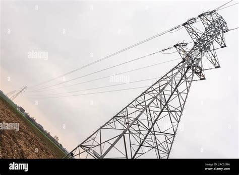 Electricity Distribution System High Voltage Overhead Power Line