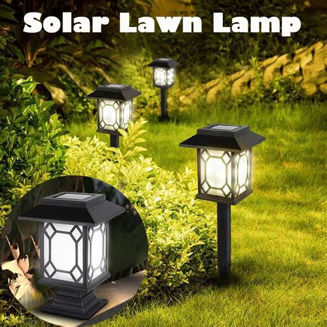 jual lampu taman solar tenaga surya sensor cahaya otomatis  led