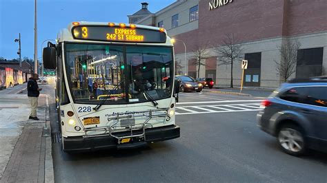 Bee Line On Board 2009 NABI 40 LFW Hybrid 228 On Bus Route 3 Exp To