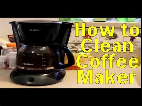 How To Clean A Coffee Maker In Simple Steps