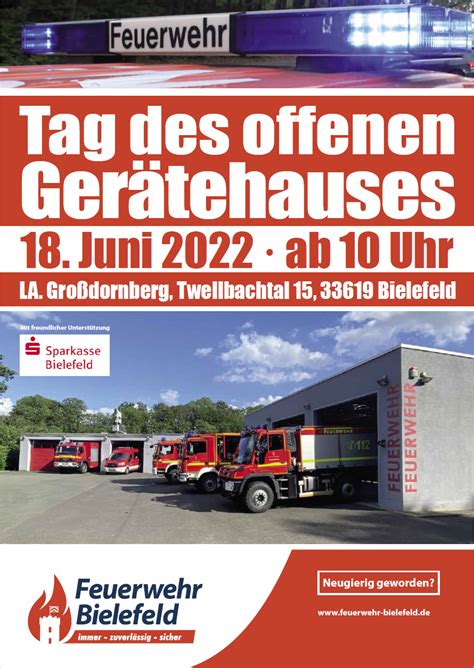 Tag der offenen Tür Gerätehaus LA Großdornberg Feuerwehr Bielefeld