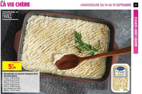 Promo Brandade De Morue Parmenti Re Maison Briau Chez Intermarch