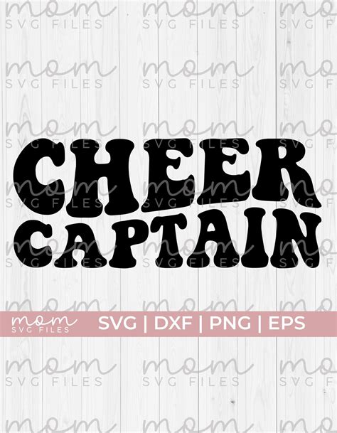 Cheer Captain Svg Cheer Vibes Svg Wavy Text Svg Cheer Friends Svg