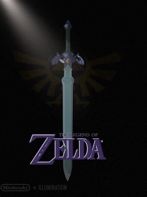 Fan made Zelda movie poster I made in Canva. Might fix later : r/legendofzelda