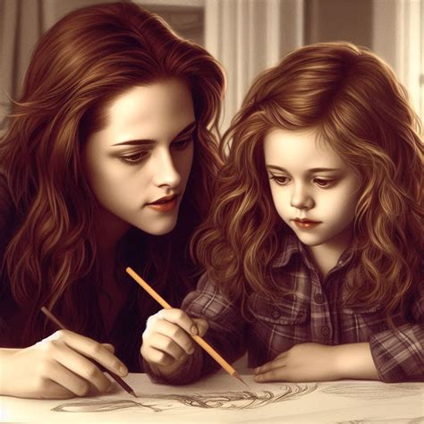 Bella And Renesmee Saga Crepúsculo Fanart Filmes