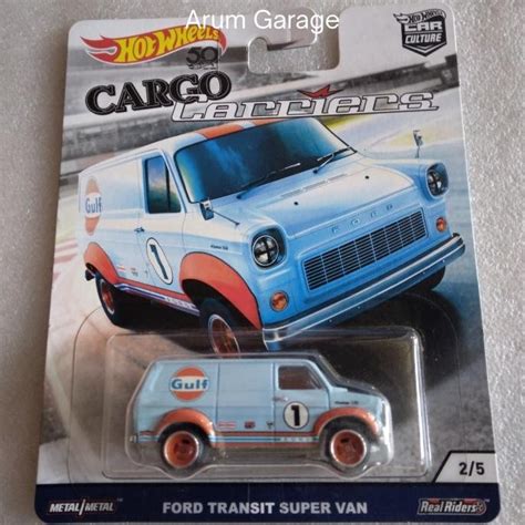 Jual Hot Wheels Premium Ford Transit Super Van Card Car Culture Cargo