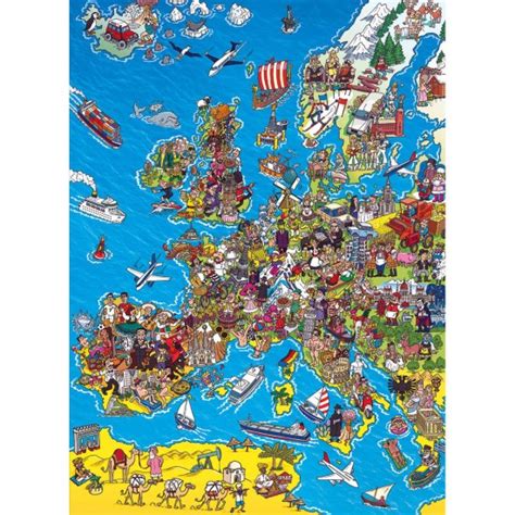 Puzzle Pi Ces Carte De L Europe Puzzle Clementoni Rue Des