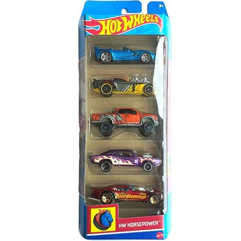 Hot Wheels Pacote 5 Carros Escala 1 64 Mattel Carrinho De Brinquedo Magazine Luiza