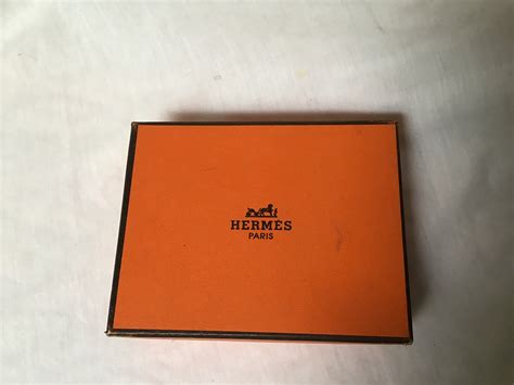 Hermes Box Orange Hermes Box Wallet Box Paris Original Box - Etsy