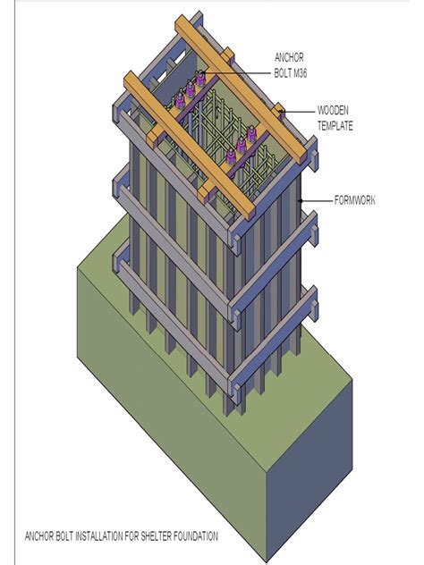 ANCHOR BOLT TEMPLATE | PDF