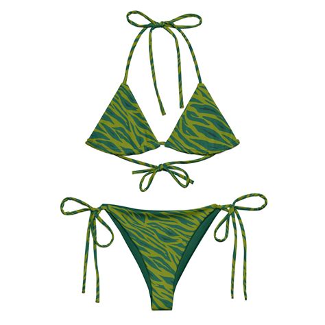 Green Triangle Swimsuit Green Bikini Set Swimsuits For Women High