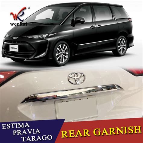 Toyota Estima Acr Led Chrome Rear Trunk Garnish