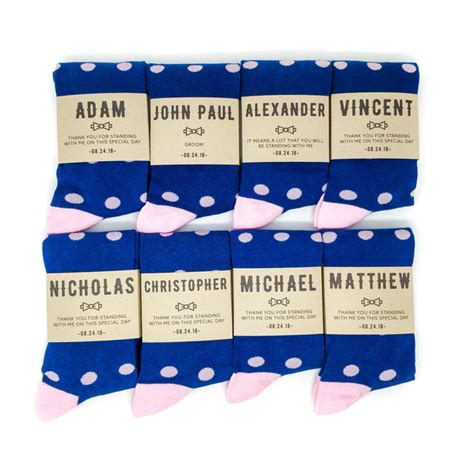 Fun Groomsmen Socks - Groovy Groomsmen Gifts