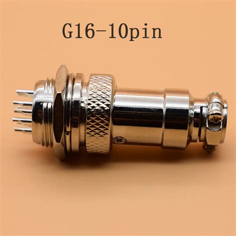 Set Gx Pin Male Female Diameter Mm Wire Panel Connector L