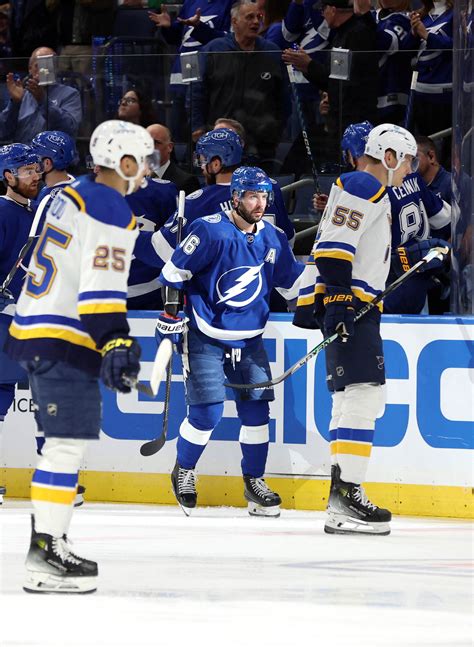 Nikita Kucherov Tallies Twice As Lightning Rout Blues Reuters