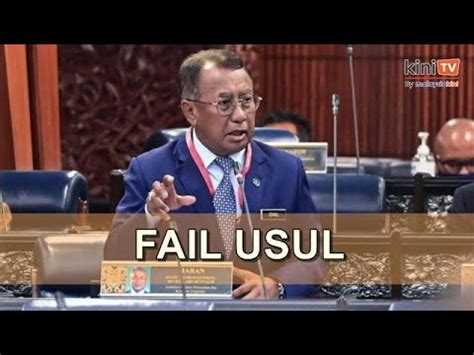 Mp Boleh Fail Usul Terhadap Ahli Parlimen Maran Jika Soalan Menghasut