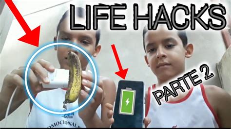 Haciendo Life Hacks Parte Youtube