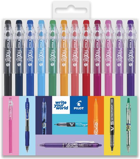 Pilot Frixion Ball Stick Lot De Stylos Encre Gel Effa Able Pointe