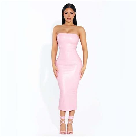 Naked Wardrobe Dresses Naked Wardrobe The Crocodile Tube Dress