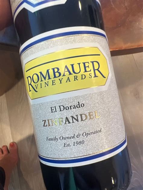 2015 Rombauer Vineyards Zinfandel Twin Rivers El Dorado USA