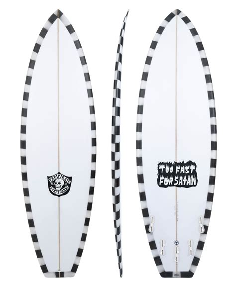 Vampirate 'Too fast for satan' Hybrid Shortboard Surfboard – Sideways