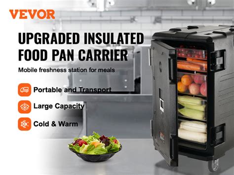 Mua VEVOR Insulated Food Pan Carrier 126 Qt Hot Box For Catering LLDPE Food Box Carrier W