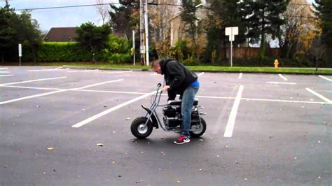 Riding My Custom Baja Doodle Bug Mini Bike 212 Cc Predator Motor Youtube