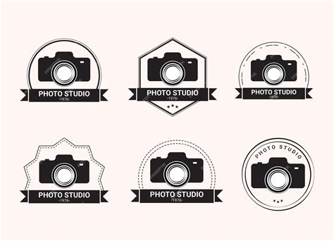 Premium Vector | Free vector photography logo collection