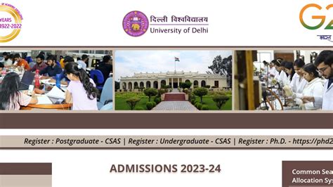 Du Merit List 2023 What After 1st Round Of Du Csas Seat Allocation