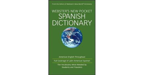 Webster S New Pocket Spanish Dictionary By Merriam Webster