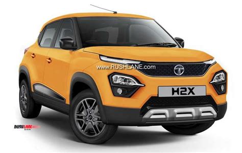 Tata H2X small SUV with Harrier IMPACT 2 styling - Launch ready render