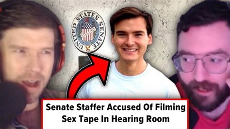 Senate Staffer Caught Making Sex Tape In Hearing Room Youtube