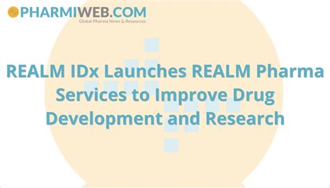 Pharma Life Science News On Twitter Realm Idx Launches Realm Pharma