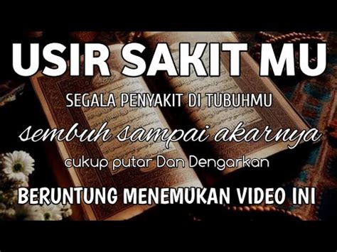 Putar Menit Insyaallah Separah Apapun Pasti Sembuh Doa Habaib