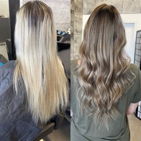101 Guide To Dyeing Blonde Hair Brown With Before And After Inspo Braun Blonde Haare Haare