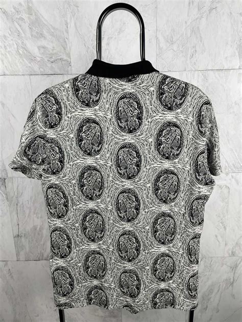 Luxury × Versace Versace Medusa Full Print Polo Shirt Gem