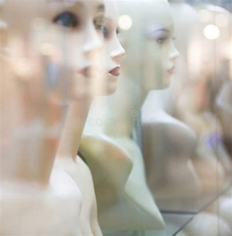 Naked Female Mannequins In The Shop Window Stock Image Image Of Consume Mannequin 153268677