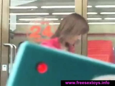 Japanese Milf Uses A Remote Control Vibrator In Public