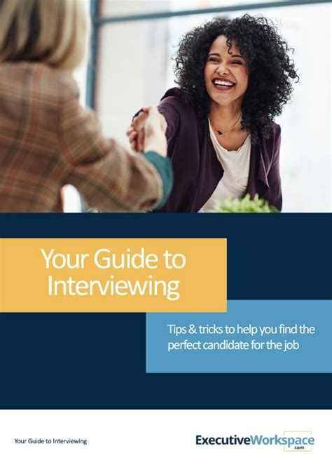 Interview Guide Free Download Executive Workspace